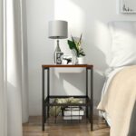 lifewit tier nightstand with storage basket sofa room essentials stacking accent table end for bedroom living modern design brown inches home small black glass side farmhouse 150x150
