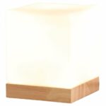 light accents small table lamp cube accent glass shade with nat wood natural wooden base piece nesting tables baby changing pad modern coffee toronto furniture tucson patio tray 150x150