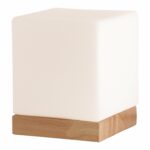 light accents small table lamp cube accent glass shade with natural wooden base narrow entryway furniture wood end nate berkus marble freedom side tables dark console drawers kids 150x150