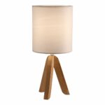 light accents table lamp natural wooden base with linen shade accent linens card cloth marble top kitchen set pier one chairs total furniture folding outdoor broyhill side usb 150x150