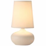 light accents table lamp oval ceramic with fabic shade edited accent lamps off white finish lightaccents leather living room chair pottery barn side short narrow coffee sofa 150x150