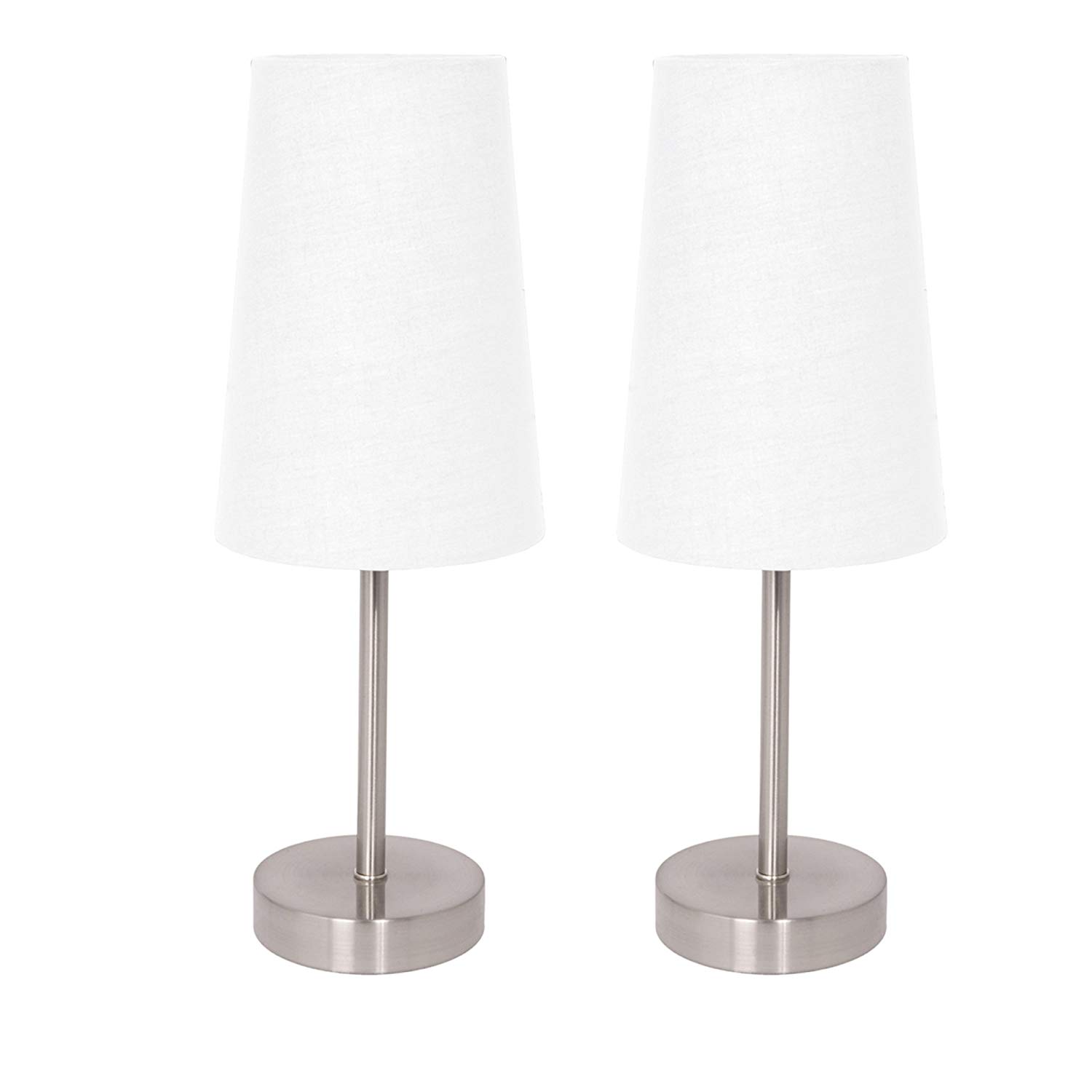 light accents table lamp set tall brushed nickel accent lamps with fabric shades pack drawer end nate berkus marble wood nightstand patio furniture dining sets inexpensive round