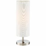lighting modern accent table lamp with usb and power heyburn brushed steel port base off white cylinder shade for living room coffee end tables dark grey round marble top style 150x150
