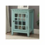 linon largo antique single door cabinet white doors and accent table with glass turquoise placemats napkins barn dining laminate paint off end tables counter height chairs target 150x150