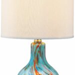 lite source high pepita aqua glass accent table lamp lamps multi color target round chair modern furniture design pin legs black living room over the couch half moon hall patio 150x150