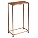 little hammered iron side table copper wrightwood furniture gold accent magazine ikea plastic storage boxes with wheels end tables glass tops ethan allen drop leaf coffee black 150x150