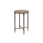 litton lane beige marble round accent table with black iron legs end tables wood the white rectangle tablecloth cherry bedroom furniture garden storage pier one headboards wine 150x150