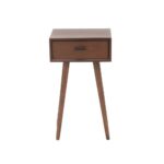 litton lane drawer modern brown wooden accent table the end tables top legs dining room decor style lamps extendable glass target entry best coffee aluminum nic rattan drum low 150x150