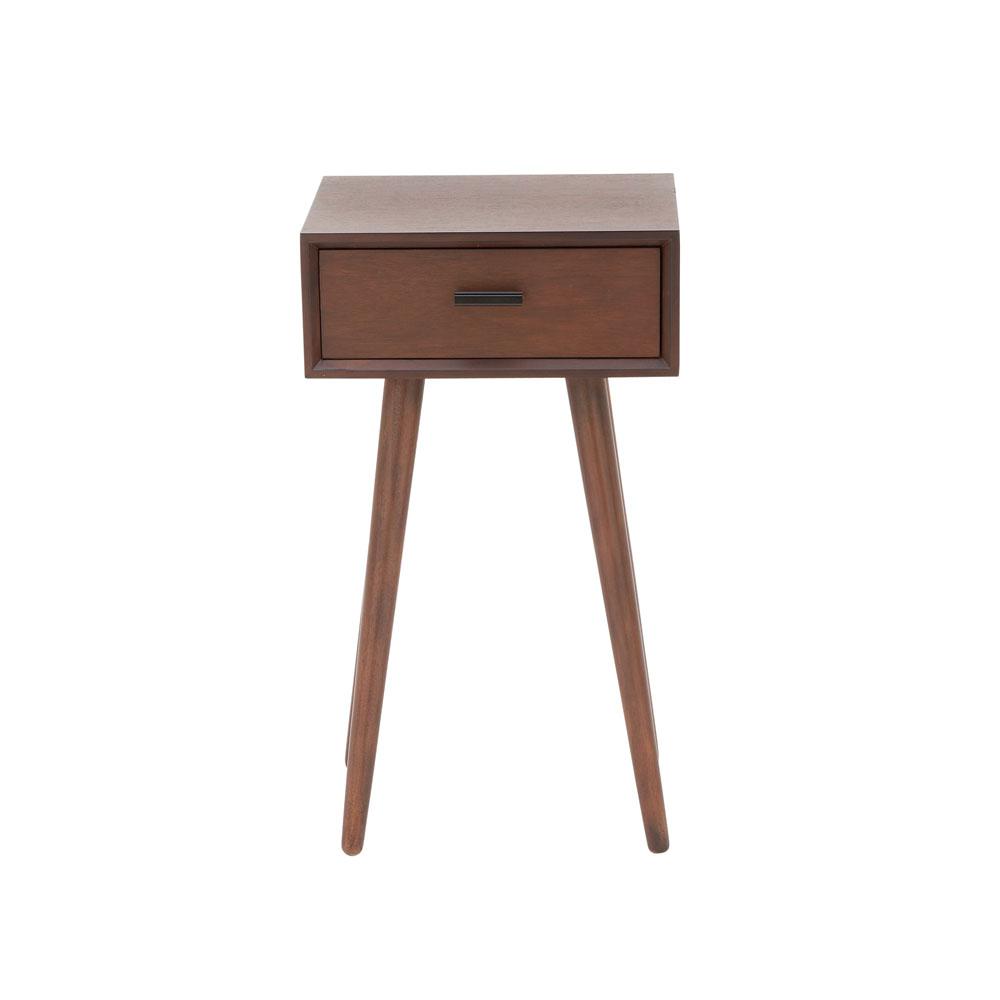 litton lane drawer modern brown wooden accent table the end tables top legs dining room decor style lamps extendable glass target entry best coffee aluminum nic rattan drum low