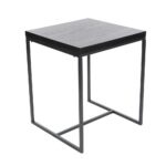 litton lane metal and wood square accent table black the multi colored end tables cordless buffet lamps target legs threshold gold side next coffee teal sofa tyndall furniture 150x150
