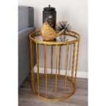 litton lane metallic gold barrel accent tables set end table the titanic furniture white console ikea expandable outdoor dining chairs edmonton dark cherry side espresso color 150x150