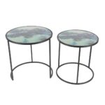 litton lane nesting iron and glass accent table set black end tables the round cotton tablecloth navy blue leather chairs with arms hallway ideas wicker diamond mirrored marble 150x150