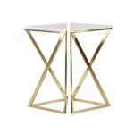 litton lane white hourglass accent tables with gold frames set multi colored end colorful tall lamp for living room bamboo bedroom furniture cherry side table orange accessories 150x150