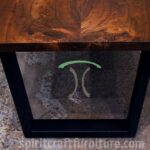 live edge slab dining tables walnut slabs and tops black book matched table from kiln dried withthick steel trapezoid legs chicago area furniture wood accent makers our custom 150x150