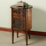 lombardy round storage accent table end with doors touch zoom outside modern runner infant high chair above toilet shelf asian furniture small nesting coffee tables antique trunk 150x150