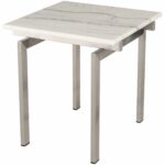 louve side table white end tables accent furniture inch plans chandelier lamp shades folding wood pub cloths unique wall clocks outdoor clearance round metal coffee with top 150x150
