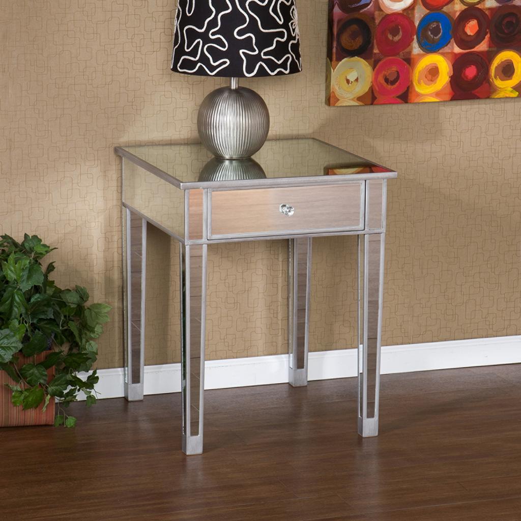 lovable glass accent table with top designs amazing mirrored drawer bobreuterstl small white storage trunk faux leather dining chairs front hall coca cola floor lamp outdoor side
