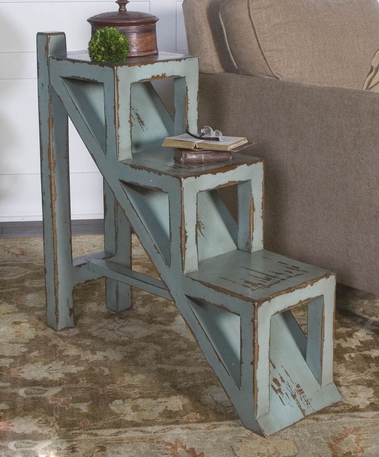 love the shape style not material looks bit chee hubby uttermost asher blue accent table can build out real wood and stain end reviews legs led desk lamp cool retro furniture