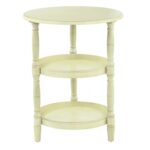 lovely antique round side table for brakefield style awesome lynwood accent celadon pedestal chairside with attached lamp folding sides pier one chairs lawn target retro furniture 150x150