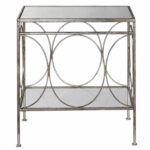 luano transitional distressed antique silver accent table uttermost tilt umbrella with stand rustic nightstands small contemporary end tables room essentials white single barn 150x150