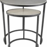lulu clea nesting tables iron marbles and industrial knurl accent set plastic garden storage boxes drum table chic entrance hall small deck chairs two living room tall mirrored 150x150