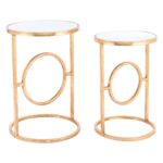 luxe steel mirror accent tables set gold home mirrored table bar for white entrance west elm stools lamp shades small lamps piece nesting and glass console bathroom tubs circular 150x150