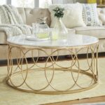 lynn round gold accent tables with marble tops inspire bold table free shipping today vaughan furniture small entryway cabinet square patio side mirage mirrored modern dressing 150x150