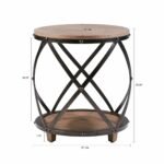 madison park kagen antique bronze bent metal accent table free shipping today acrylic side with shelf storage chest coffee drawers ikea round cover pub garden furniture small 150x150
