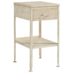 magnolia home joanna gaines accent elements small metal end table products color shelf side bar dining bath and beyond registry login modern white marble coffee flannel backed 150x150