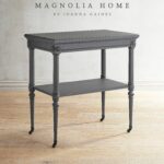 magnolia home petite rosette gray accent table pier imports foyer cabinet furniture seater dining cover blue and white oriental lamps retro sofa set decor cabinets best modern 150x150