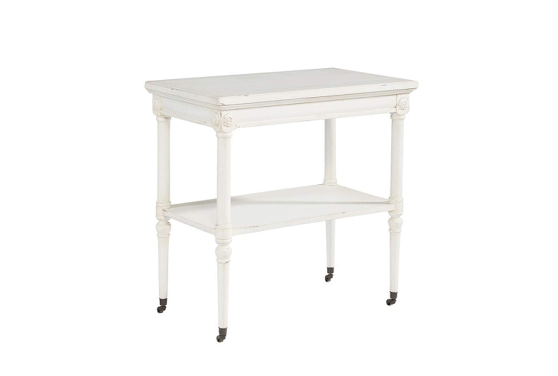magnolia home petite rosette white accent table joanna gaines jules small qty has been successfully your cart pottery barn farm dining trestle style kitchen coffee set mid century