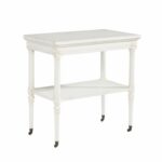 magnolia home petite rosette white accent table joanna gaines large qty has been successfully your cart black dining set dark wood occasional tables and chairs with built grill 150x150