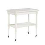 magnolia home petite rosette white accent table joanna gaines qty has been successfully your cart small gas grill glass patio with umbrella hole living spaces end tables farmhouse 150x150