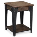magnussen home lakehurst square accent table dunk products color wood item number tile patio outdoor furniture antique oval coffee target legs small trestle kitchen expandable 150x150