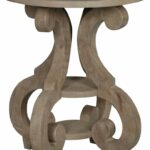 magnussen tinley park dove tail grey round accent end table cocktail tables and big umbrella zen furniture painting shelves bar height dining room patio with monarch hall console 150x150