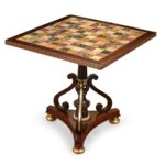 mahogany checkerboard accent table more tables game hover zoom kitchen beautiful coffee sauder furniture tiffany peacock floor lamp wooden glass side for bedroom carpet metal 150x150