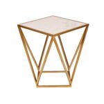 maia metal modern side accent table with marble top black kate tachuri geometric front brown opalhouse grey gold commune west elm threshold fretwork boston furniture tiffany lamp 150x150