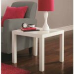 mainstays parsons contemporary end table white kitchen accent marble dining acrylic low glass side cool lamps modern decorative furniture legs mirror living room target solid oak 150x150