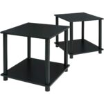 mainstays tools pack end table solid black storage accent room essentials bedside dresser furniture toronto wide carpet transition strip big lots tables target skinny console ikea 150x150