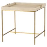 maison lexi hollywood brass ivory shagreen tray end table product accent with removable kathy kuo home cabinet door pulls glass nesting tables clear acrylic nest antique oak 150x150