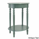 maison rouge provins oval accent table wood finish espresso antique blue teal retractable patio umbrella pier round tablecloths gold square coffee glass and brushed nickel end 150x150