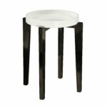 mallory black white lacquer accent table free shipping today living room chest drawers kidney bean coffee retro modern wooden designs beach themed furniture truck tool box seaside 150x150