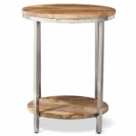 mango wood accent table the terrific awesome berwyn end large round metal and threshold rustic brown mid century modern coffee set wireless phone charger tartan paper tablecloths 150x150
