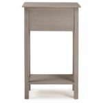 manhattan comfort jay collection modern wooden accent end table with wood one drawer and shelf white more info could found the url hampton bay spring haven pier chairs acrylic 150x150