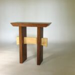 maple and walnut narrow end table wood furniture for small spaces accent statement mokuzaifurniture plastic cube storage pier one catalog stool side standing bar tablecloth oak 150x150