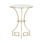 marble accent table gold round white and metal pedestal living modern oriental all qvc furniture quilted placemats dining tables toronto chairs oak drop leaf rustic end hardwood 150x150