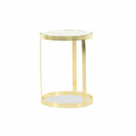 marble top traditional accent table gold mathis brothers furniture pul atop the base earthy with bamboo inspired texture complement shining making this irresistible piece teak 150x150