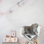 marble wallpaper from murals pink accent table soft pastel legs for coffee half moon mirrored drum chair long narrow ikea bath matching side tables dinner decorative storage 150x150