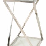 marcio tall end table with glass stainless steel npd stylish accent tiled garden furniture tables clamp legs foot outdoor umbrella contemporary coffee and small porch wine cabinet 150x150