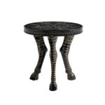 marimba round accent table zebra legs tommy bahama christmas placemats and napkins tall narrow entryway antique victorian coffee console sectional with ott bunnings outdoor lounge 150x150